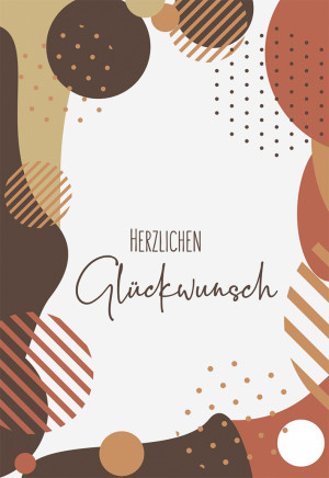 Geldgeschenkkarte zum Geburtstag - Herzlichen Glückwunsch