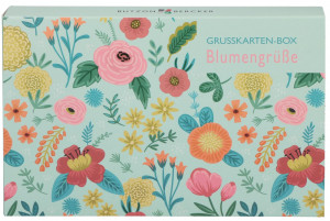 Grußkarten-Geschenkbox - Blumengrüße