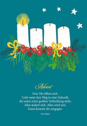 Glückwunschkarte - Advent