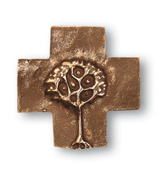 Bronzekreuz Lebensbaum