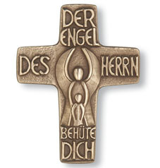 Bronzekreuz Schutzengel