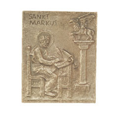 Bronzeheiligenrelief Markus