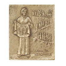 Bronzeheiligenrelief Veronika
