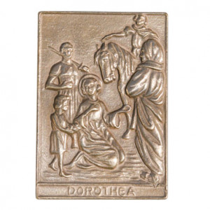 Bronzenamensplakette Dorothea