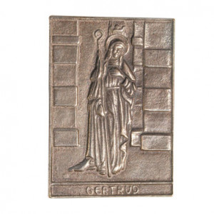 Bronzenamensplakette Gertrud