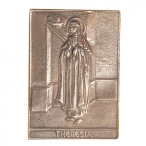 Bronzenamensplakette Theresia