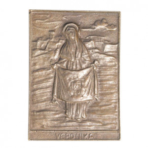 Bronzenamensplakette Veronika