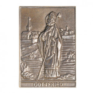 Bronzenamensplakette Gottfried