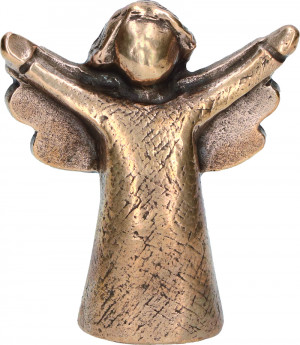 Bronzefigur - Engel der Lebensfreude