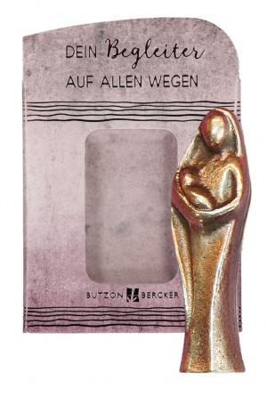 Kleiner Begleiter aus Bronze - Madonna