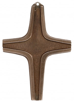 Kommunionkreuz aus Bronze