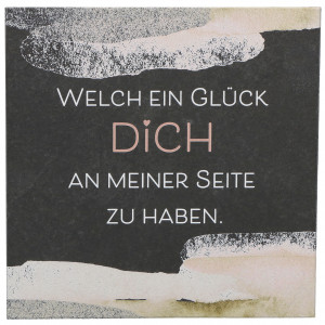 Schiefertafel - Glück