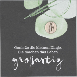 Schiefertafel - Genieße die kleinen Dinge