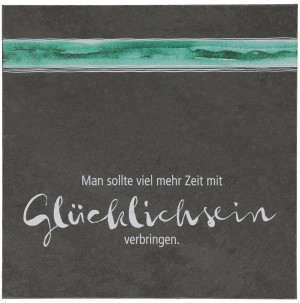 Schiefertafel - Glücklichsein