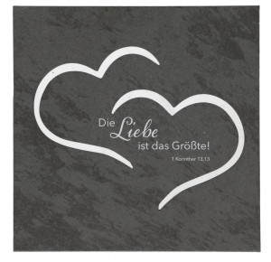 Schiefertafel - Die Liebe