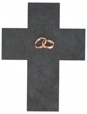 Ehekreuz aus Schiefer