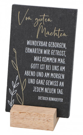 Schiefertafel - Von guten Mächten