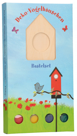 Bastelset - Deko-Vogelhäuschen