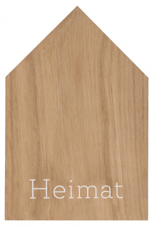 Holztafel aus Eiche - Heimat