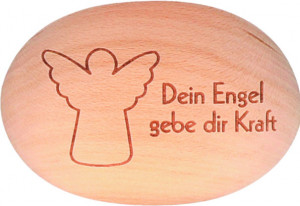 Holzhandschmeichler Dein Engel gebe dir Kraft