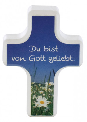 Handschmeichlerkreuz Du bist von Gott geliebt