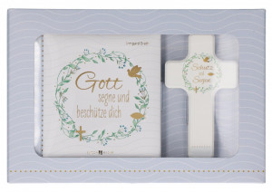 Geschenkset zur Taufe - Gott segne und beschütze dich