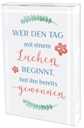 Glasquader - Wer den Tag mit einem Lachen