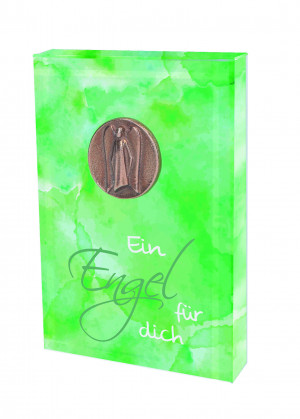 Glasquader zum Aufstellen Ein Engel für dich