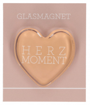 Herz-Glasmagnet - Herzmoment