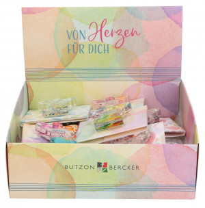 Display mit Glasmagneten - Von Herzen für dich