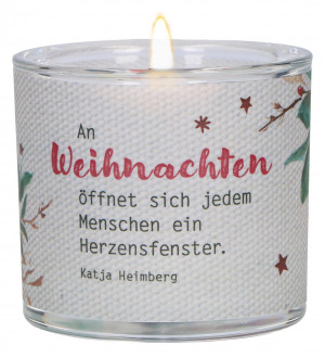 Glaswindlicht - Weihnachten