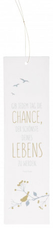 Wandtafel aus Porzellan - Die Chance