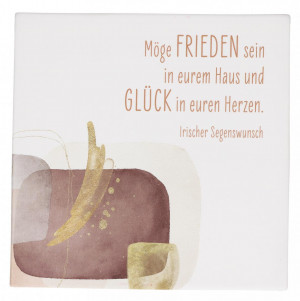 Porzellantafel - Haussegen