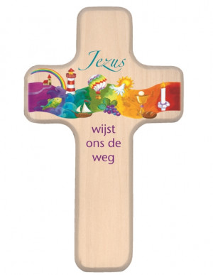 Kinderkreuz "Jezus wijst ons de weg"