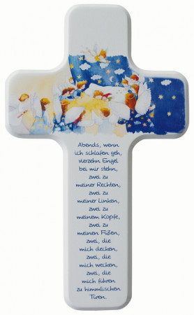 Kinderholzkreuz - Abends wenn ich schlafen geh ...