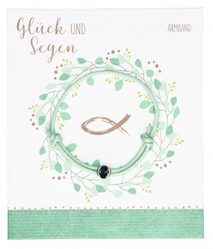 Textil-Armband - Glück und Segen