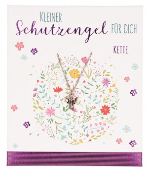 Metall-Kette mit Engel-Anhänger - Kleiner Schutzengel für dich