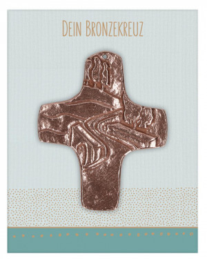 Kommunionkreuz aus Bronze - Weg