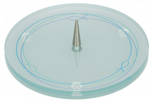 Glasleuchter mit Fisch-Motiv - 13,5 cm