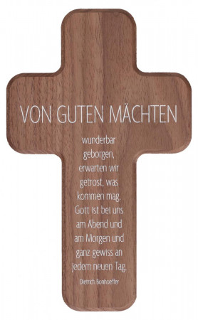 Holzkreuz - Von guten Mächten