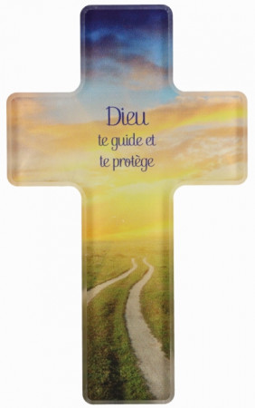 Kreuz "Dieu te guide et te protége"