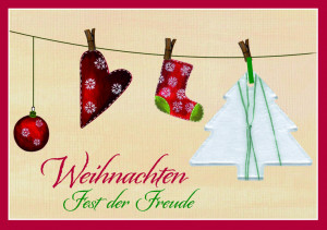Weihnachten Fest der Freude