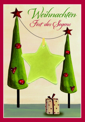 Weihnachten Fest des Segens
