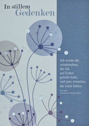 In stillem Gedenken