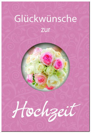 Glückwünsche zur Hochzeit