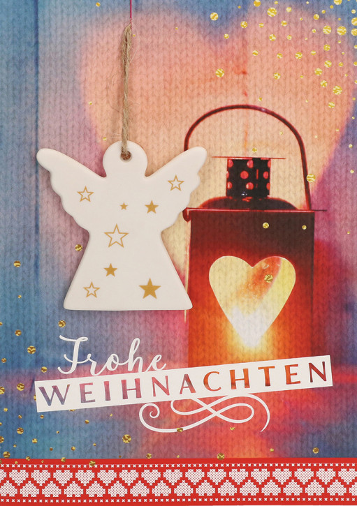 Glückwunschkarte Frohe Weihnachten