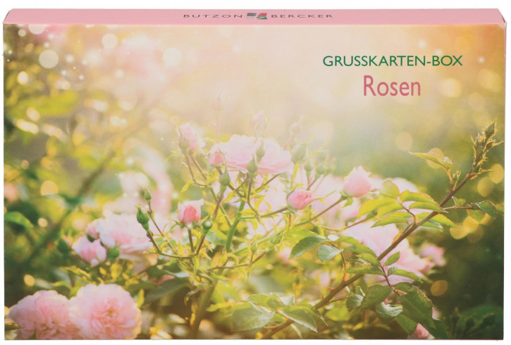 Grußkarten-Geschenkbox - Rosen
