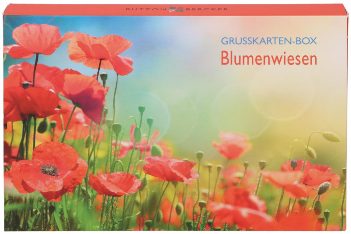 Grußkarten-Geschenkbox - Blumenwiesen