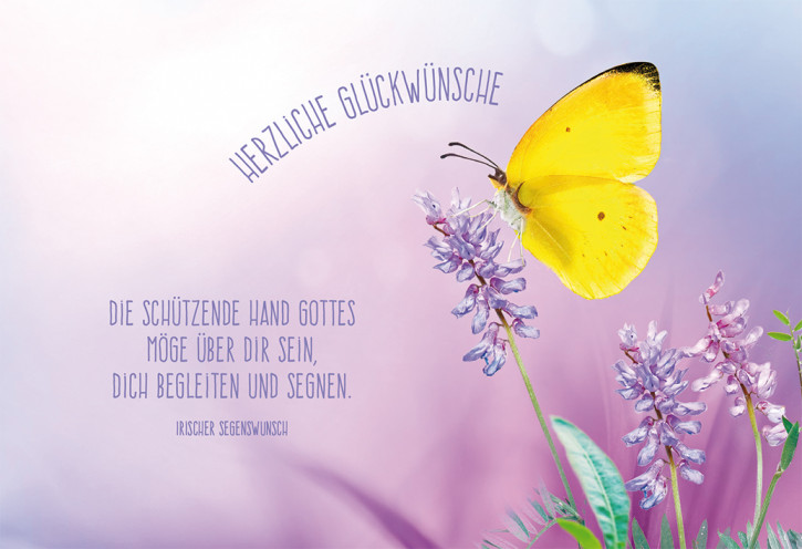 Geburtstagskarte - Herzliche Glückwünsche