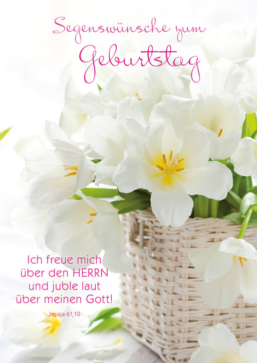 Postkarte - Segenswünsche zum Geburtstag